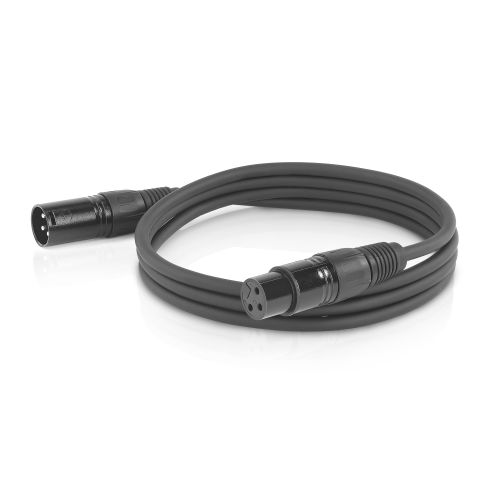 ETEC XLR Audio Kabel 3m Mikrofonkabel schwarz