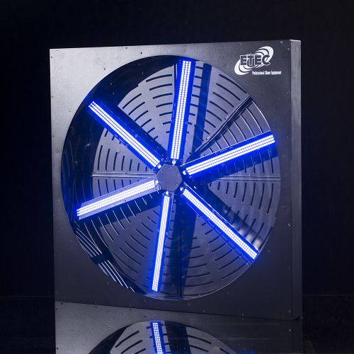 ETEC LED Fan 7070 RGB Ventilatoreffekt Set mit Flightcase
