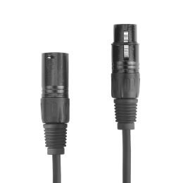 10x ETEC XLR Audio Kabel 1,5m Mikrofonkabel schwarz